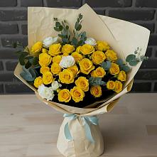 Букет цветов из:  Розы #REPLACE_PRED# Совхозном Краснодарский край