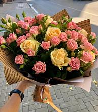 Букет цветов из:  Розы #REPLACE_PRED# Совхозном Краснодарский край