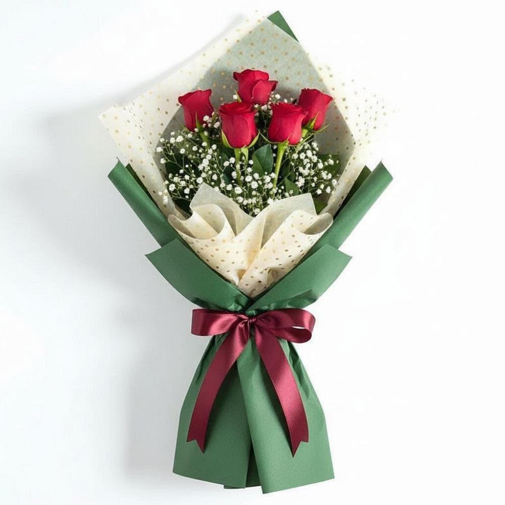 Букет цветов из: Розы в Совхозном Краснодарский край