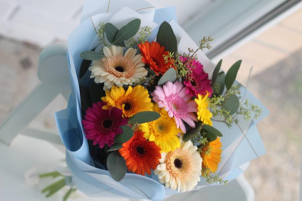 Букет цветов из: Герберы в Совхозном Краснодарский край