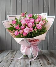 Букет Розовый кустик в Совхозном Краснодарский край