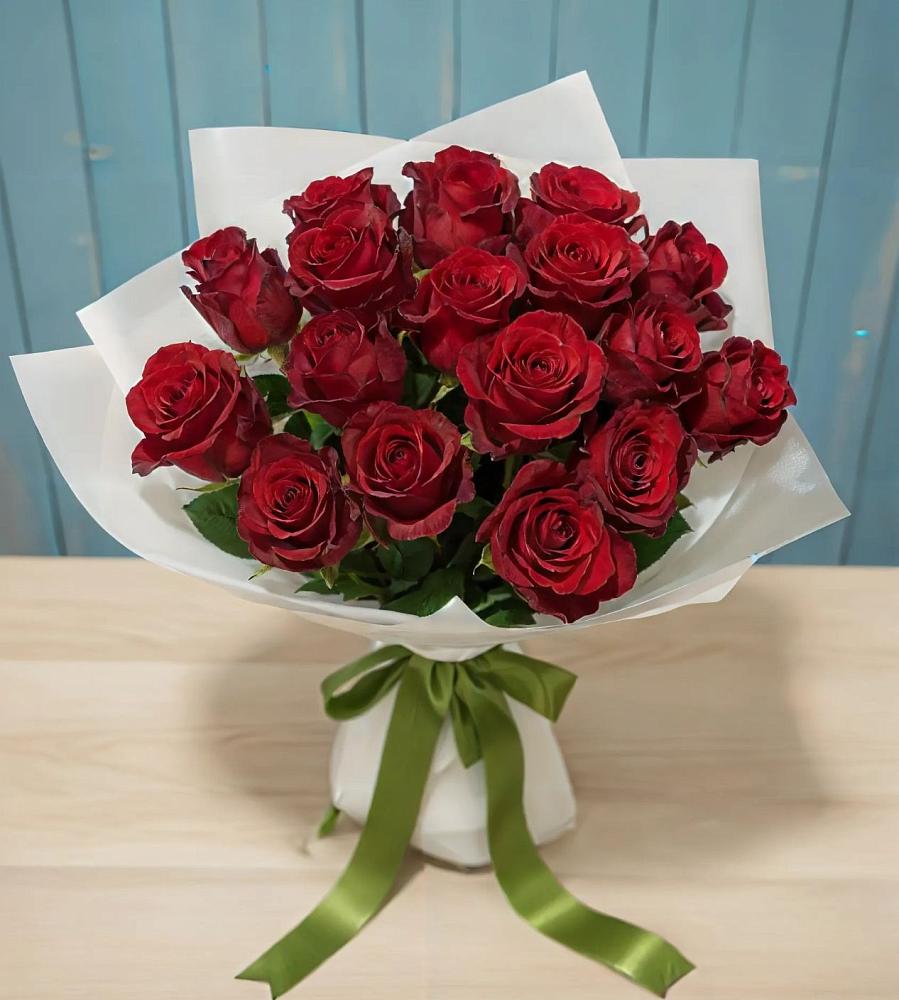 Букет Красные розы в Совхозном Краснодарский край