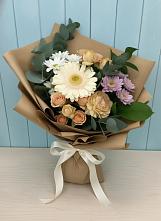 Букет цветов из:  Герберы и Хризантемы #REPLACE_PRED# Совхозном Краснодарский край
