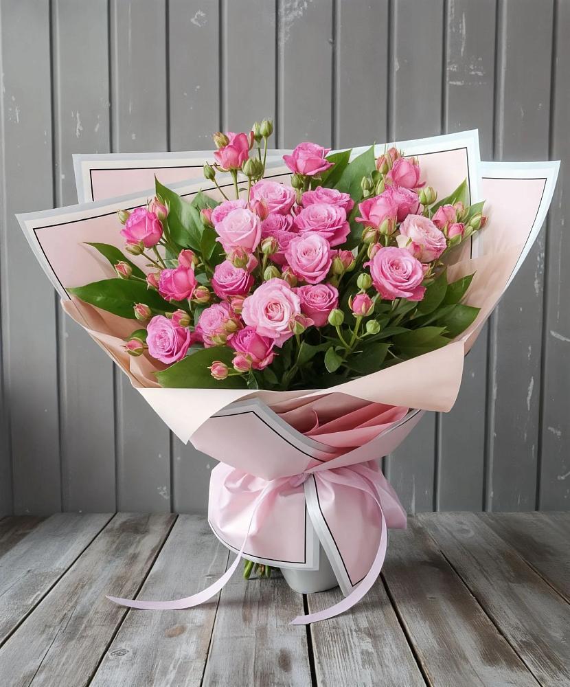 Букет Розовый кустик в Совхозном Краснодарский край