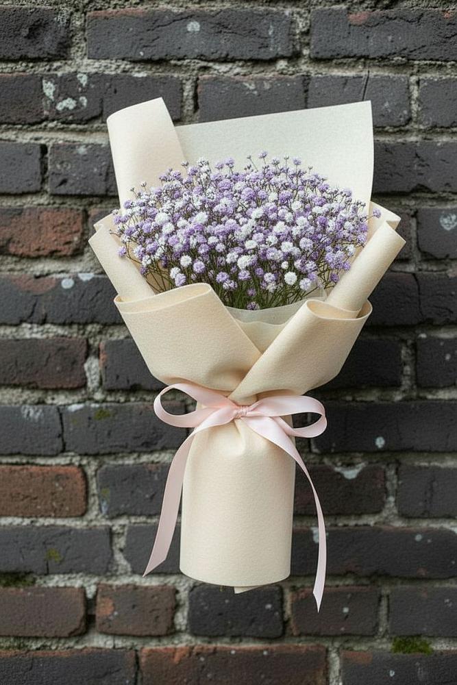 Букет цветов из: Гипсофила в Совхозном Краснодарский край