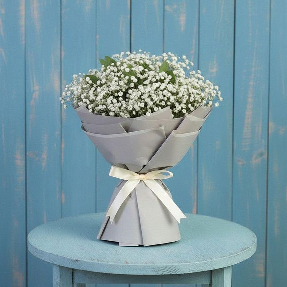 Букет цветов из: Гипсофила в Совхозном Краснодарский край