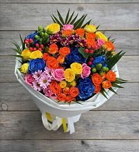 Букет цветов из:  Розы и Хризантемы #REPLACE_PRED# Совхозном Краснодарский край