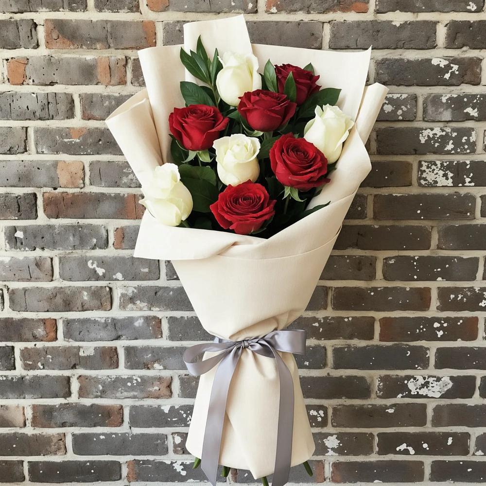 Букет цветов из: Розы в Совхозном Краснодарский край