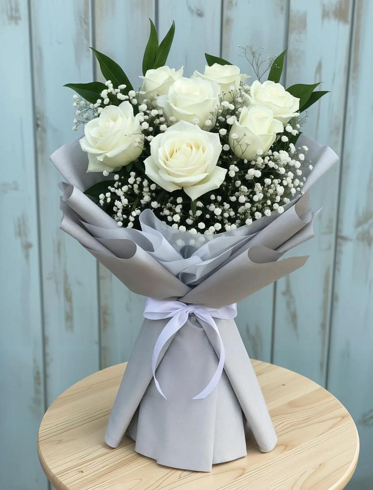 Букет цветов из: Розы в Совхозном Краснодарский край