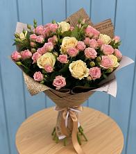 Букет цветов из:  Розы в Совхозном Краснодарский край