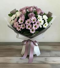 Букет цветов из:  Хризантемы и Розы #REPLACE_PRED# Совхозном Краснодарский край