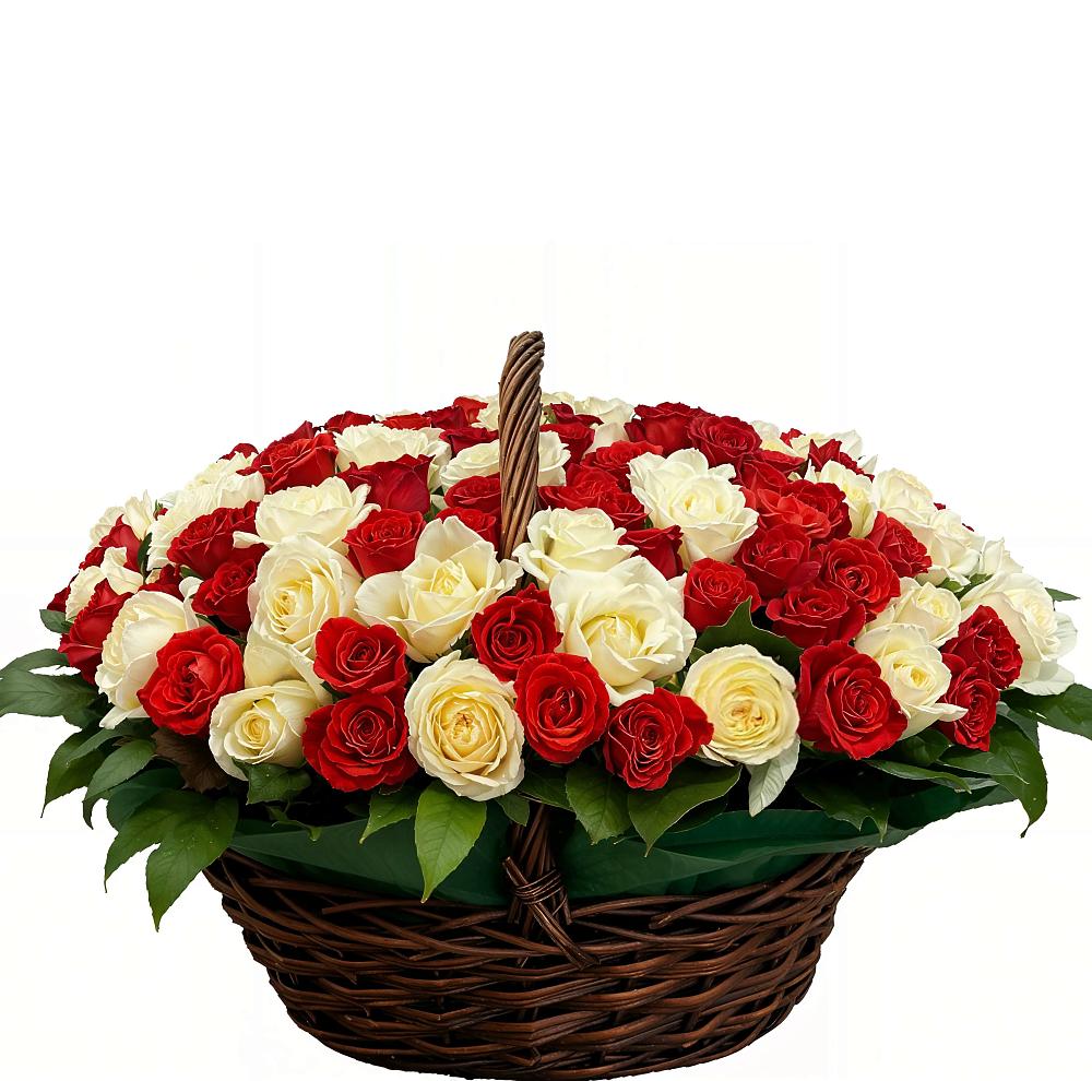 Премиум букет из: Розы в Совхозном Краснодарский край