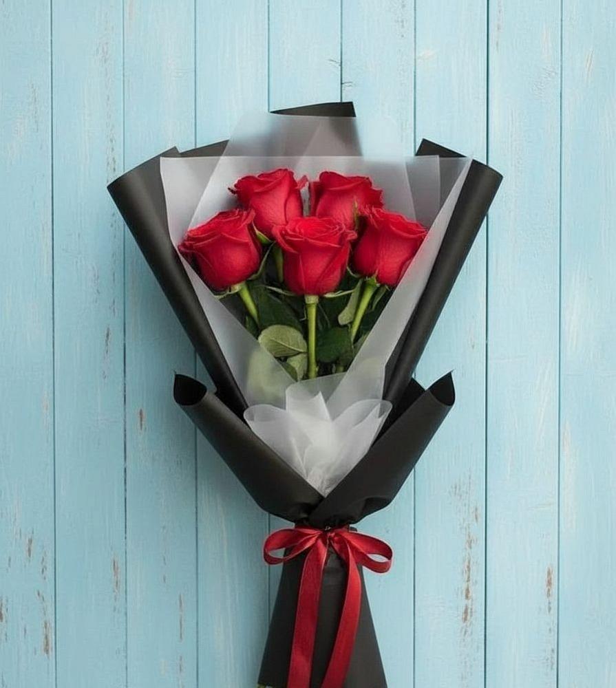 Букет цветов из: Розы в Совхозном Краснодарский край